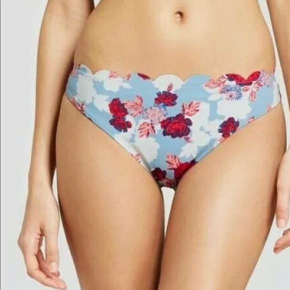 Vanilla Beach Bikini Swim Top Bottoms Set Roses - Picture 9 of 9